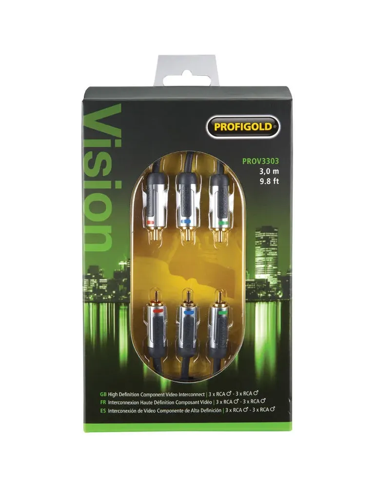 Przewód Component [3X Rca M - 3X Rca M] - 3.0M Prov3303