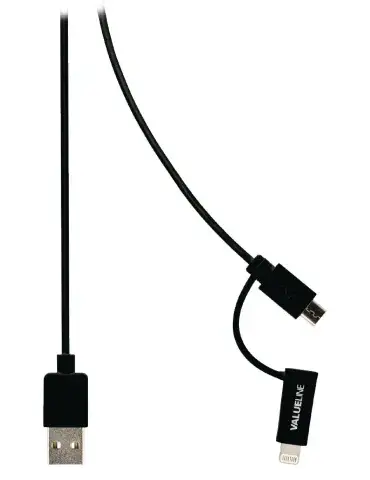 2 W 1 Lightning I Micro Usb Vlmp39400B1.00 (1.0M)