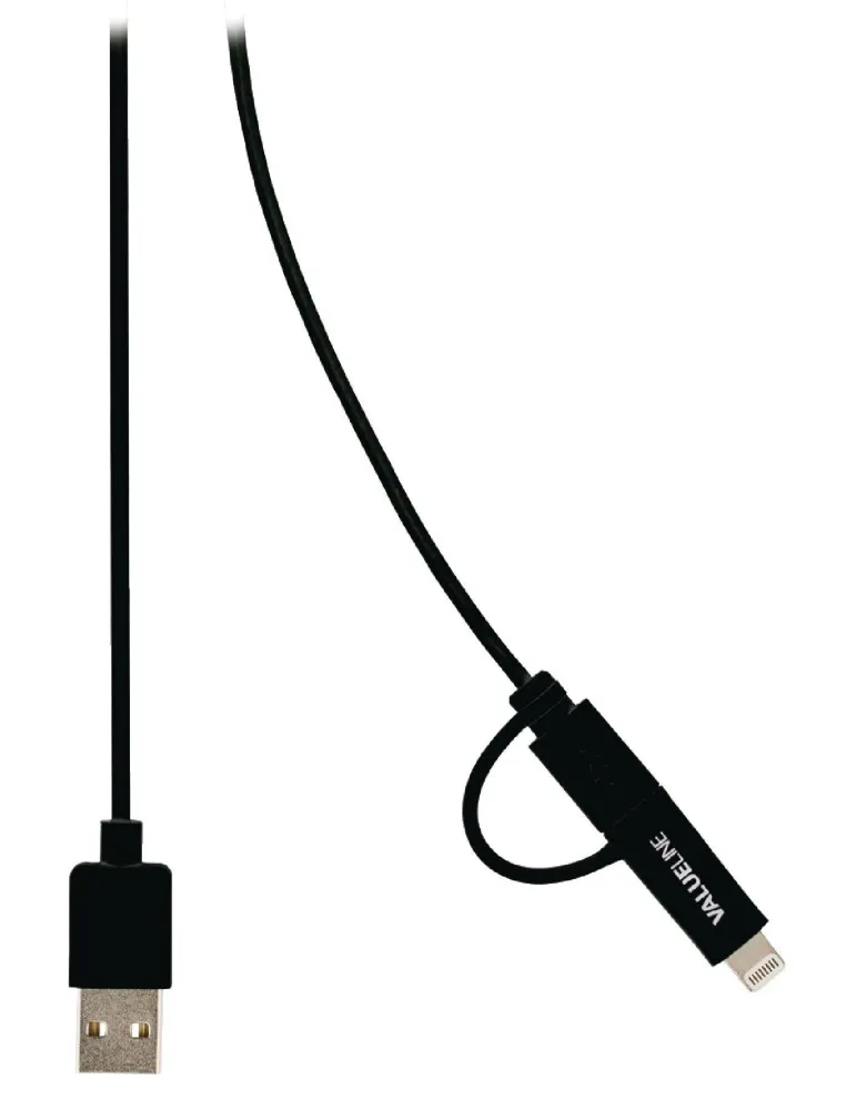 2 W 1 Lightning I Micro Usb Vlmp39400B1.00 (1.0M)