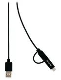 2 W 1 Lightning I Micro Usb Vlmp39400B1.00 (1.0M)