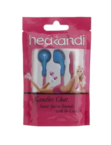 Słuchawki Douszne Kandies Chat Blue Pink 2