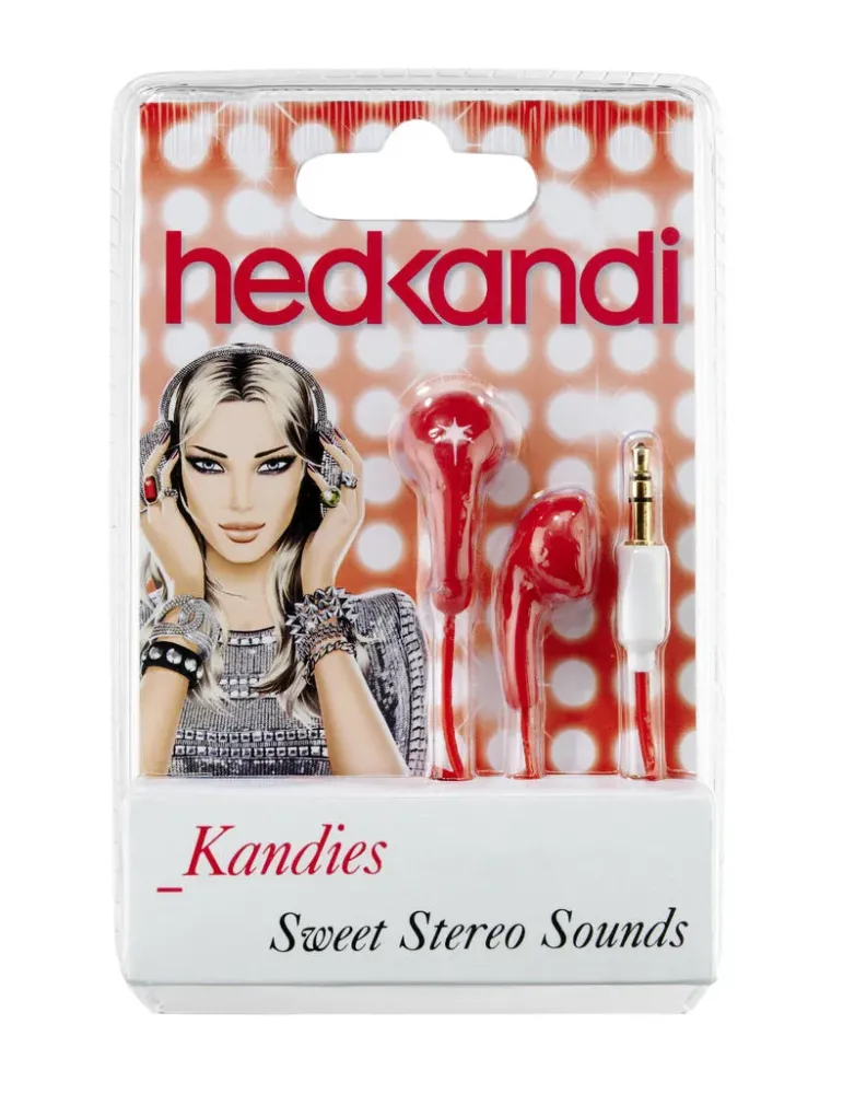 Słuchawki Douszne Kandies Red
