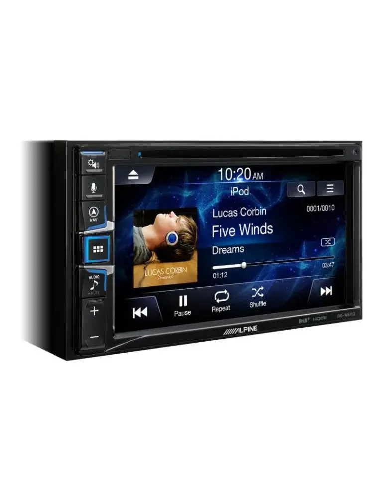 Alpine INE-W611 — Stacja multimedialna 2DIN z CarPlay i Android Auto