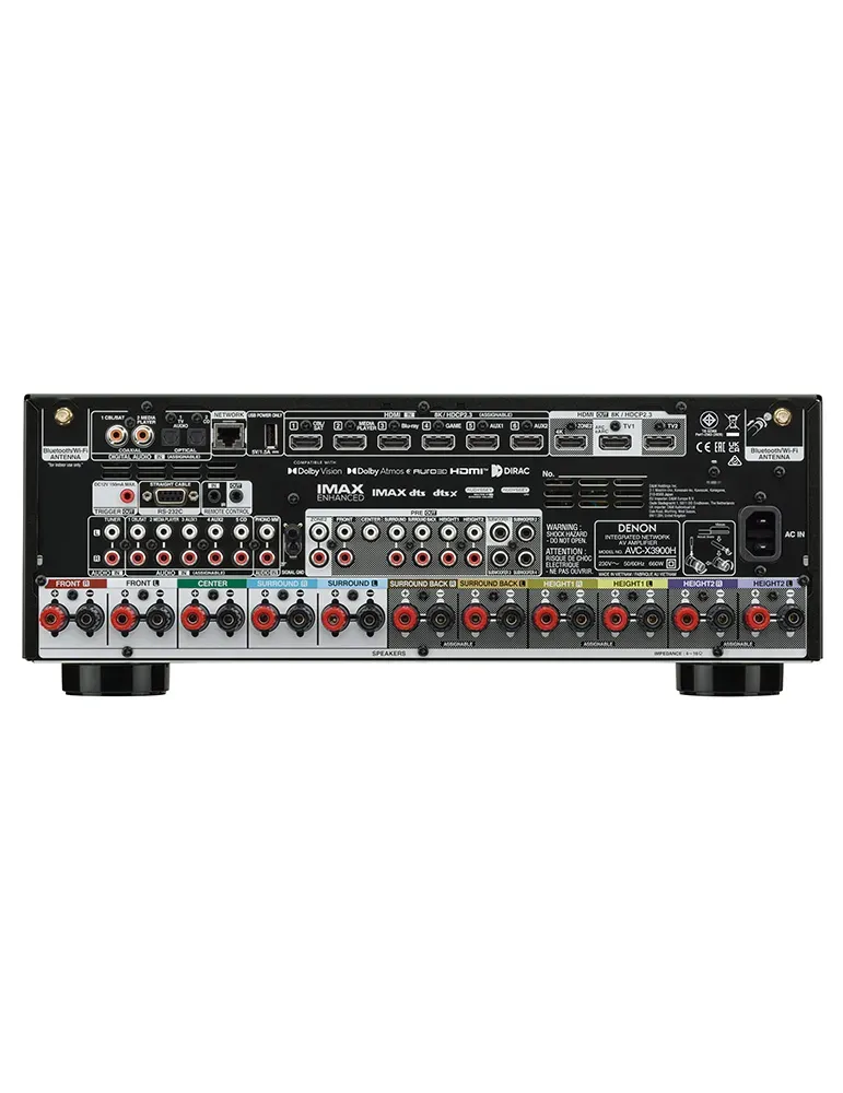 Denon AVC-X3900H | 8K HDMI 2.1 Dolby Atmos | DENON