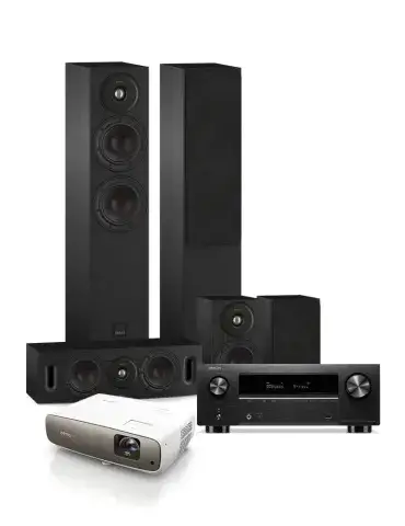 Zestaw kina domowego: Denon AVR-X2800H + Dali Sonik 5/1/CINEMA + BenQ W2720i