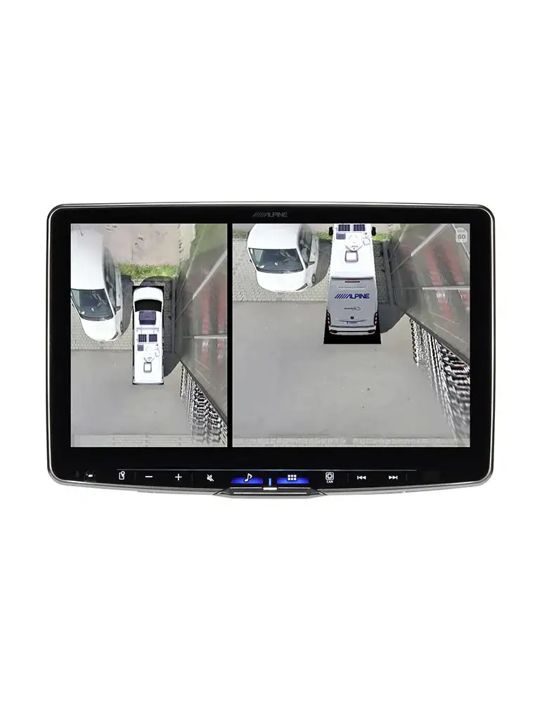 System kamer 360° ALPINE HCS-T100 | Dla kamperów i aut