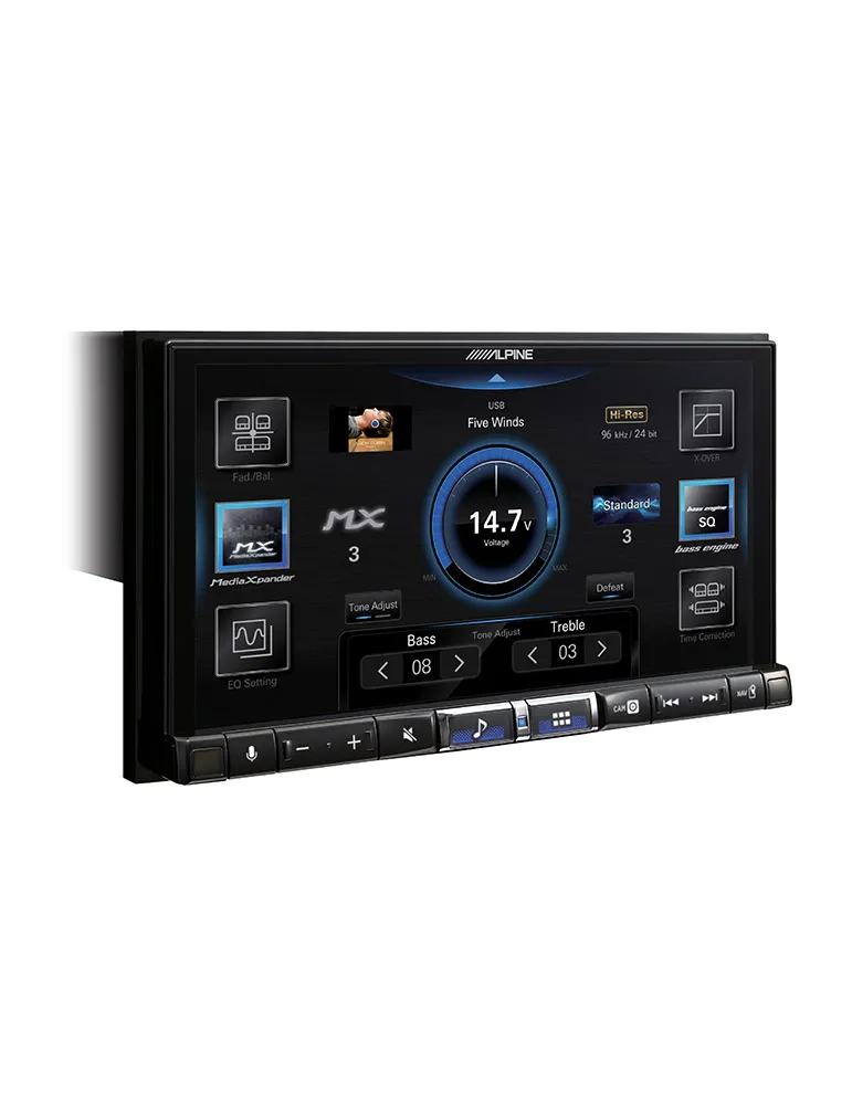 Stacja multimedialna ALPINE ILX-705DM | Nowoczesne audio