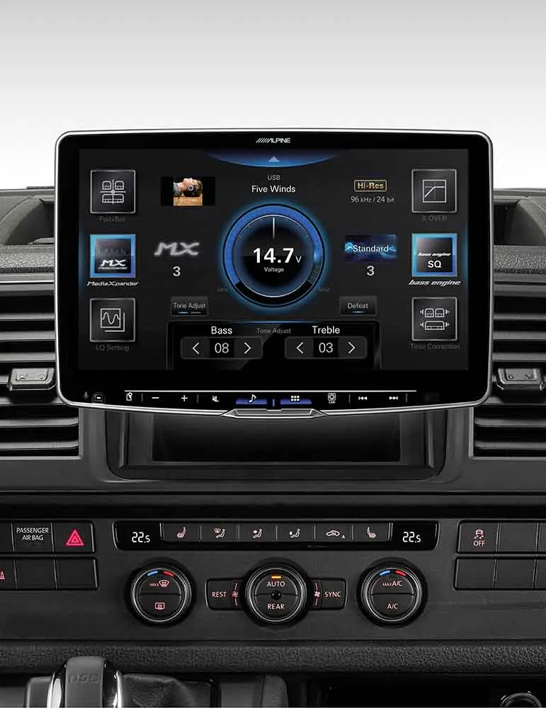 Stacja multimedialna ALPINE iLX-F115T6 | Nowoczesne audio