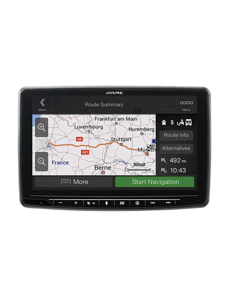 Nawigacja ALPINE INE-F904DC | Zaawansowany system GPS