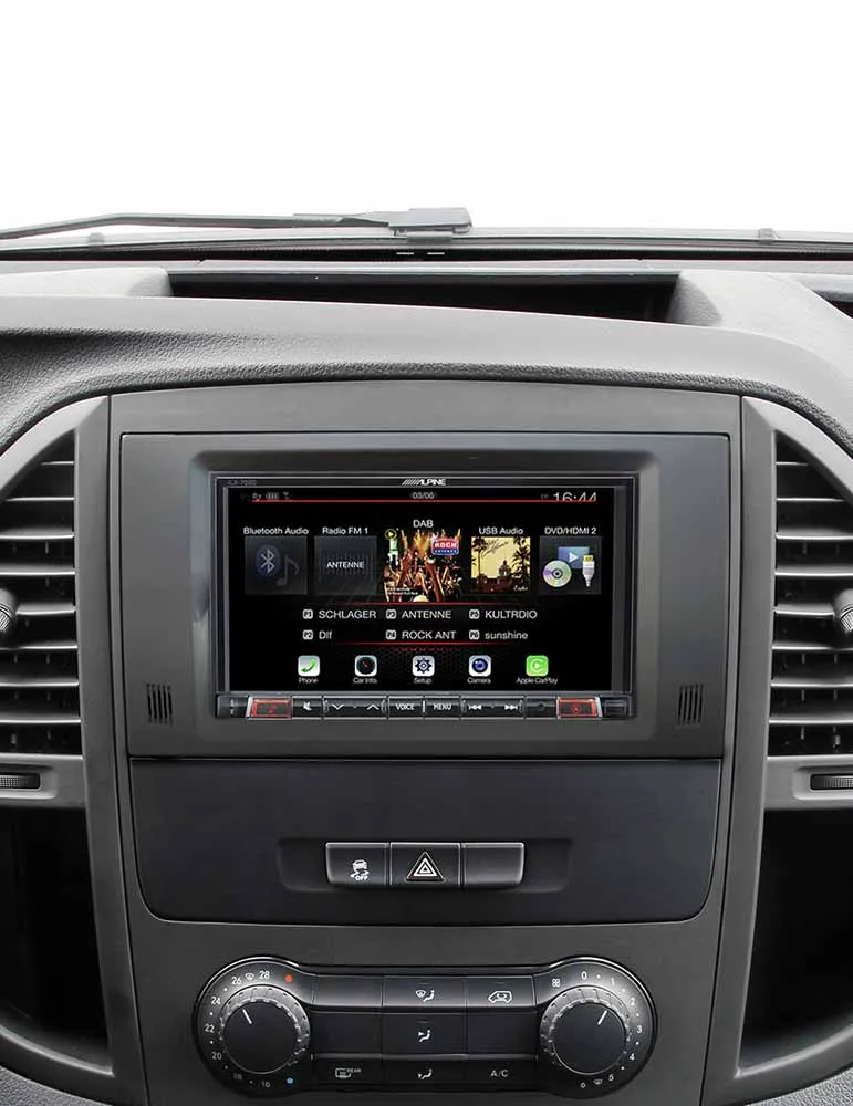 Audio system Alpine KIT-702-447 | Mercedes Vito | Wysoka jakość