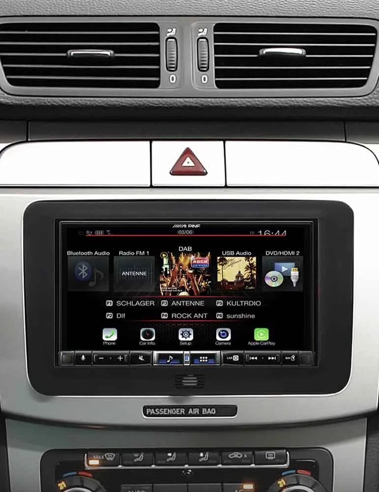 Zestaw instalacyjny ALPINE KIT-HALO-VW303 | 1DIN i 2DIN