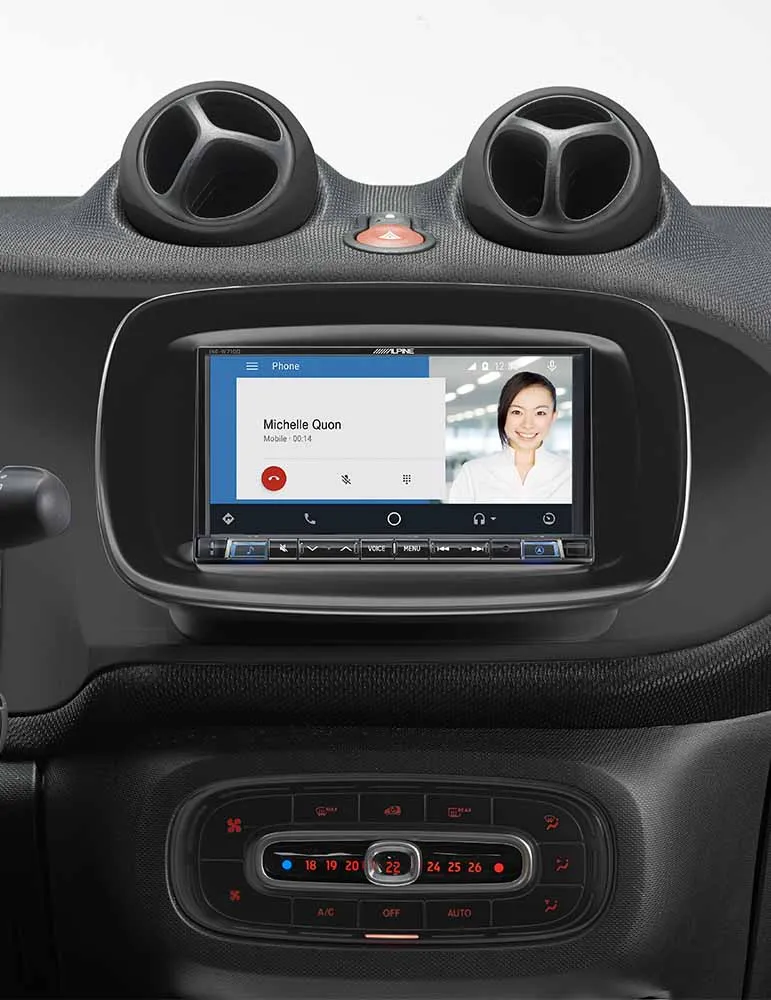 Zestaw instalacyjny ALPINE KIT-W997SMTB | Smart Fortwo | 7 cali