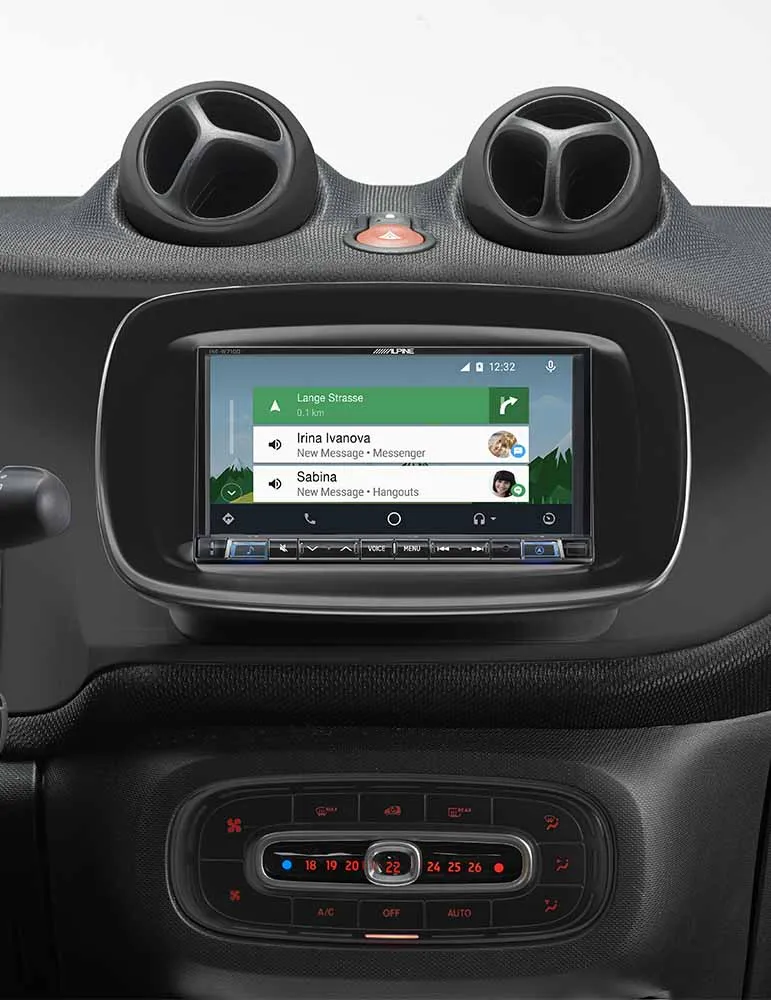 Zestaw instalacyjny ALPINE KIT-W997SMTB | Smart Fortwo | 7 cali