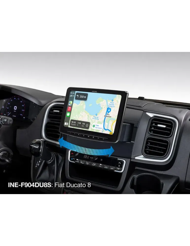 Zaawansowany system nawigacji dla Fiat Ducato 8 INE-F904DU8S SET