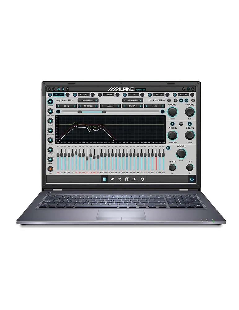 Procesor dźwięku ALPINE PDP-E802DSP | Wzmacniacz audio