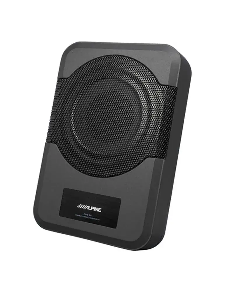 Subwoofer aktywny ALPINE PWE-S8 | Mocny bas 8" | Kompaktowy