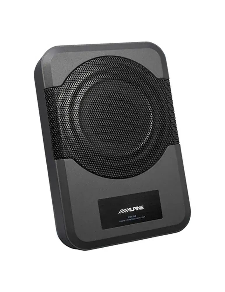 Subwoofer aktywny ALPINE PWE-S8 | Mocny bas 8" | Kompaktowy