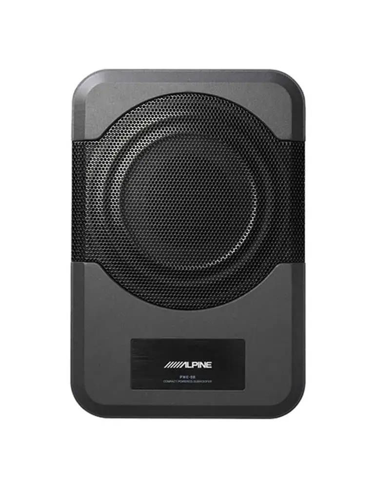 Subwoofer aktywny ALPINE PWE-S8 | Mocny bas 8" | Kompaktowy