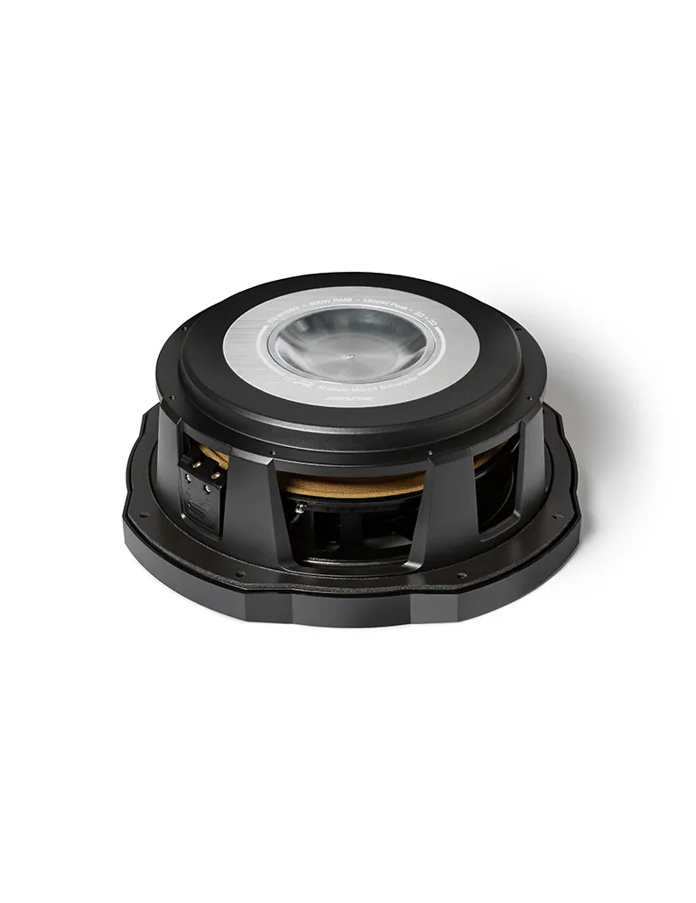 Subwoofer ALPINE RS-W10D4 | Dwucewkowy 10" | Mocny bas