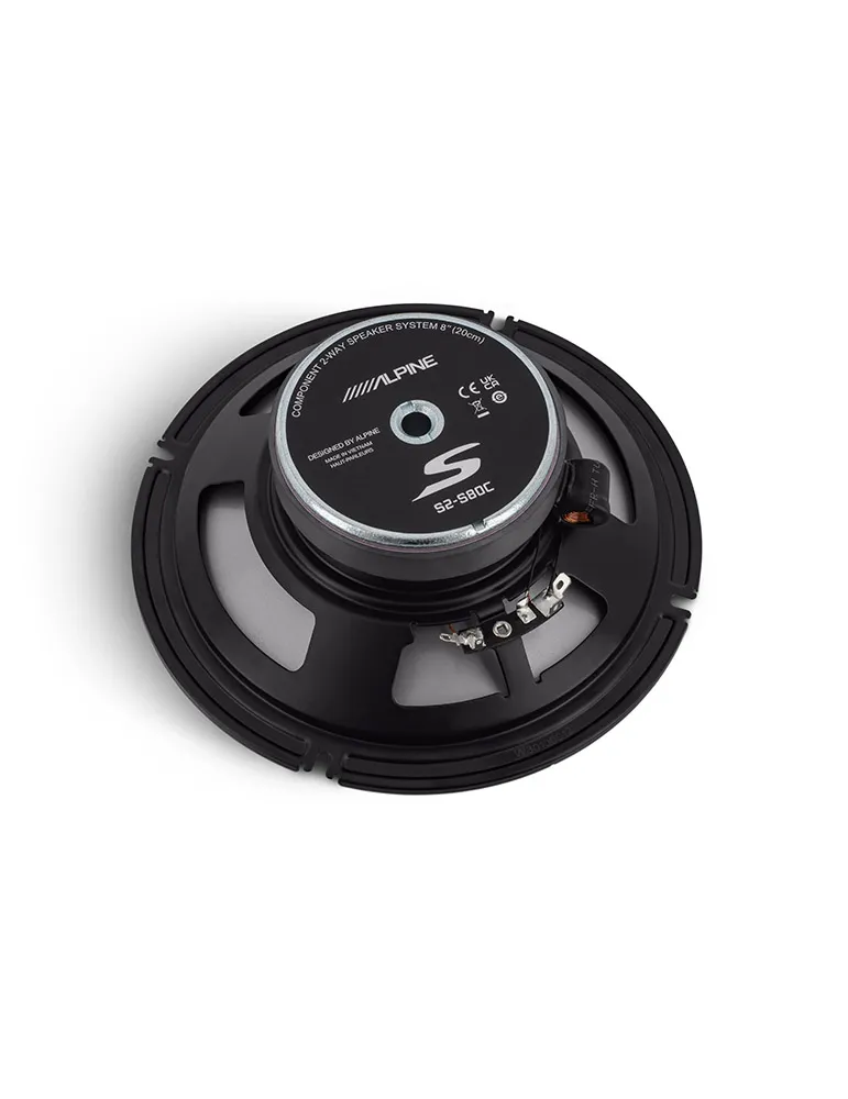 Zestaw głośników ALPINE S2-S80C | 8" Dwudrożne | Wyjątkowy dźwięk