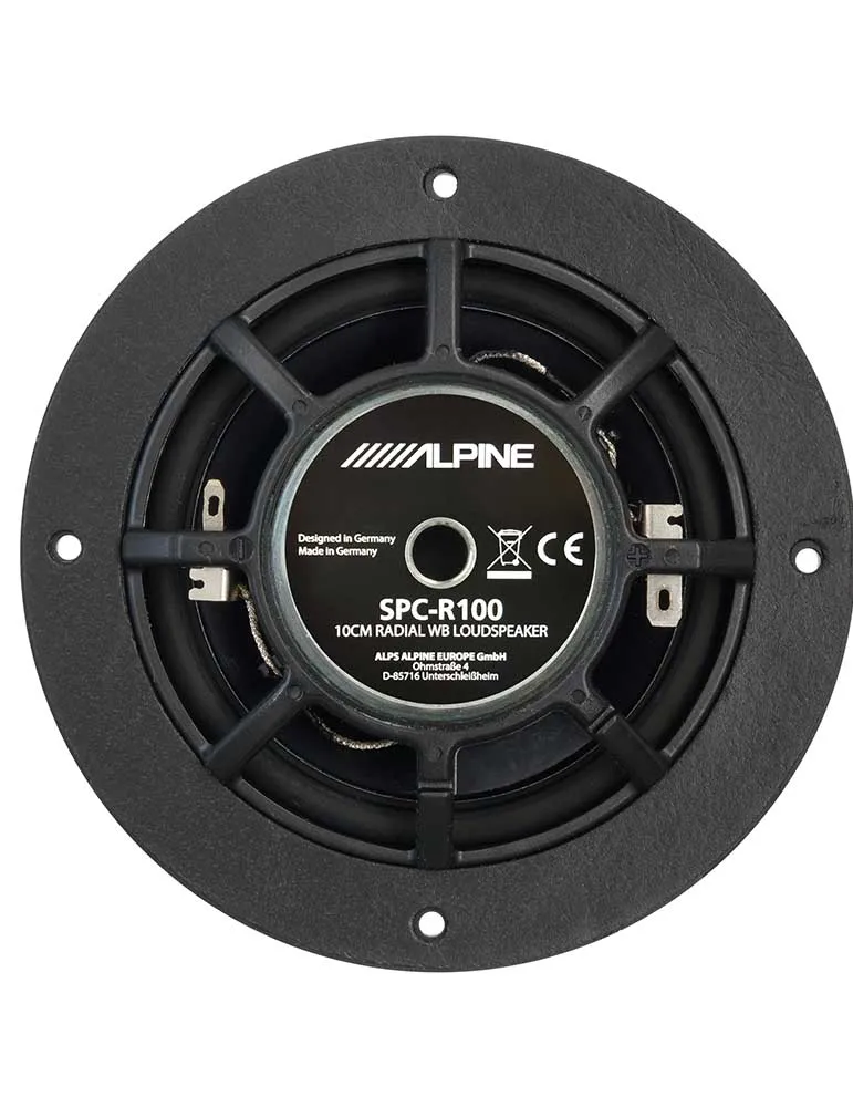 Radialne głośniki ALPINE SPC-R100-DU | 12 cm | Wyjątkowy dźwięk