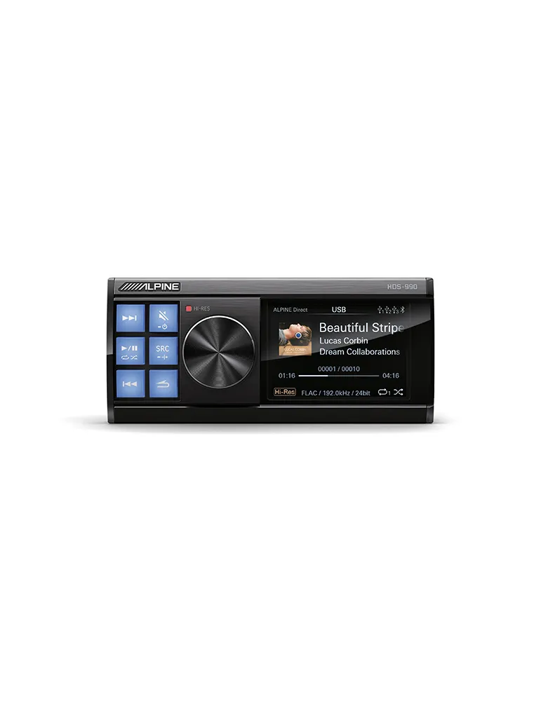 Odtwarzacz audio ALPINE HDS-990 | Hi-Res dźwięk | ALPINE