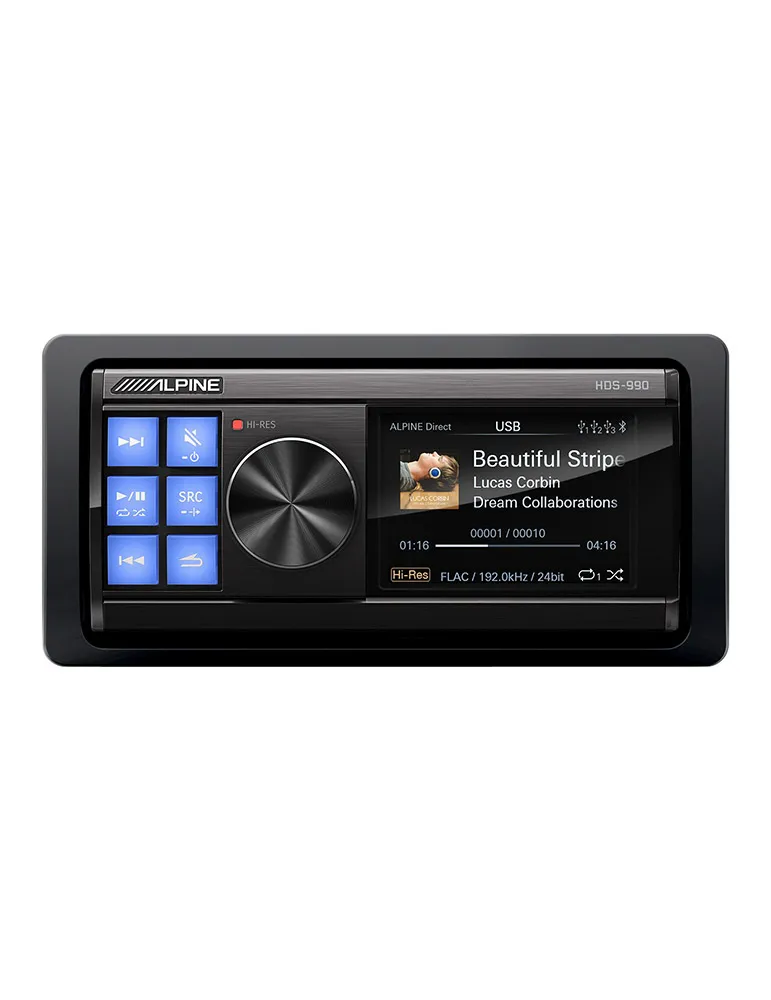 Odtwarzacz audio ALPINE HDS-990 | Hi-Res dźwięk | ALPINE