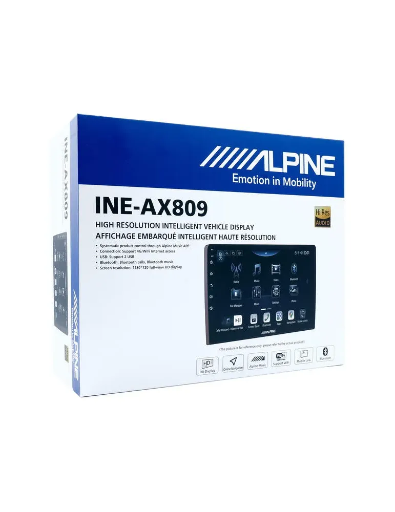 ALPINE INE-AX809 Cyfrowy odtwarzacz multimedialny