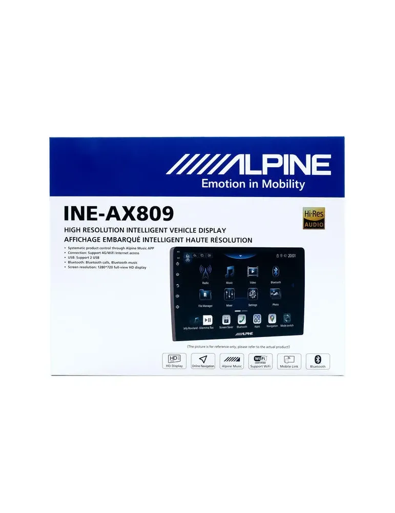 ALPINE INE-AX809 Cyfrowy odtwarzacz multimedialny