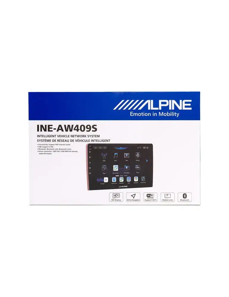 ALPINE INE-AW409S Cyfrowy odtwarzacz multimedialny