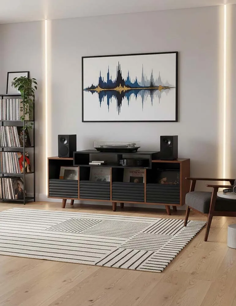 Norstone Stolik na winyle Oslo Vinyl 1600 - stojak na płyty