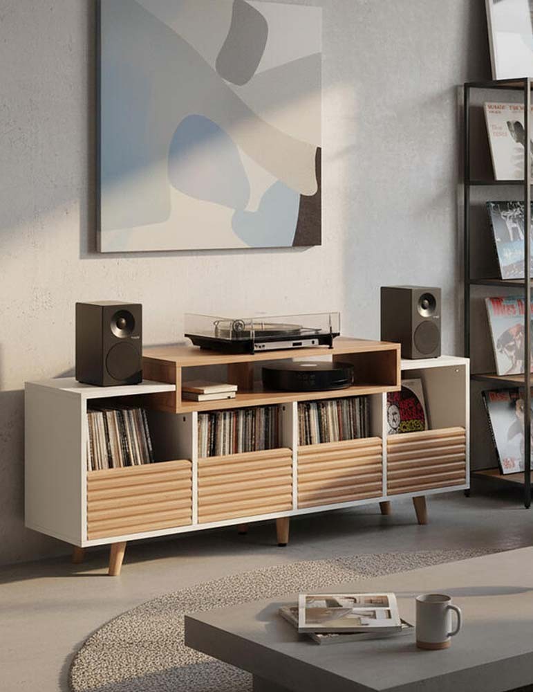 Norstone Stolik na winyle Oslo Vinyl 1600 - stojak na płyty