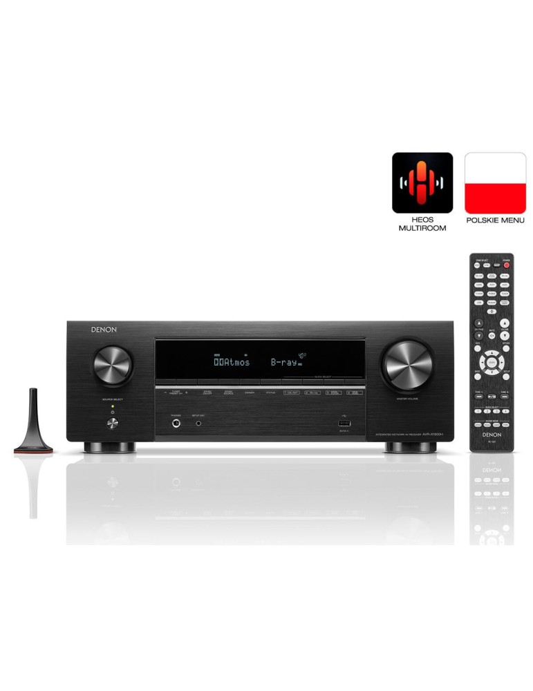 DENON AVR-X1800H Amplituner sieciowy 7.2 8K - outlet - GLO 143028