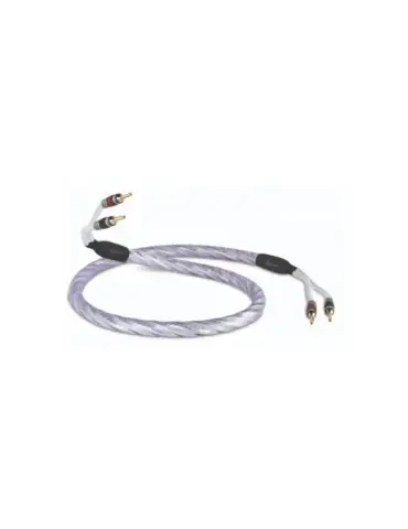 QE1482 Przewód głośnikowy QED GENESIS z wtykami bananowymi 2x2.5m - OUTLET - GLO
