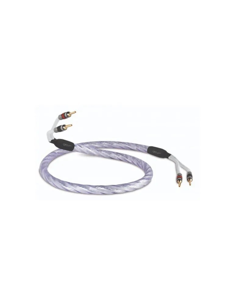 QE1482 Przewód głośnikowy QED GENESIS z wtykami bananowymi 2x2.5m - OUTLET - GLO