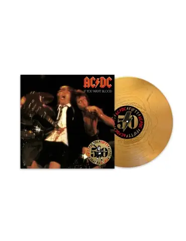 AC/DC - If You Want Blood You've Got It (50th Anniversary Gold Color Vinyl)