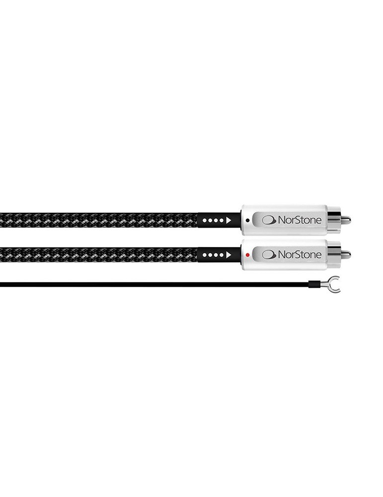 Kabel rca do gramofonu | Jura cable rca | ground wire | NORSTONE