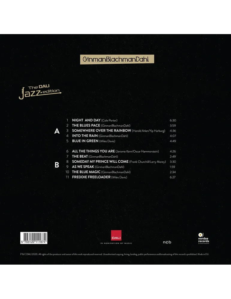 Winyl THE DALI JAZZ EDITION LP | DALI | Wyjątkowy dźwięk