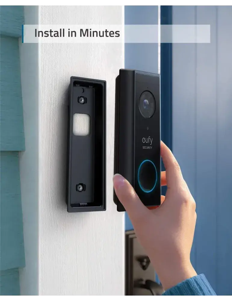 Wideodomofon EUFY Video Doorbell 2K | Bezprzewodowy | AI