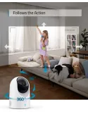 Kamera wewnętrzna Eufycam Indoor Cam 2K | Obracana i pochylana