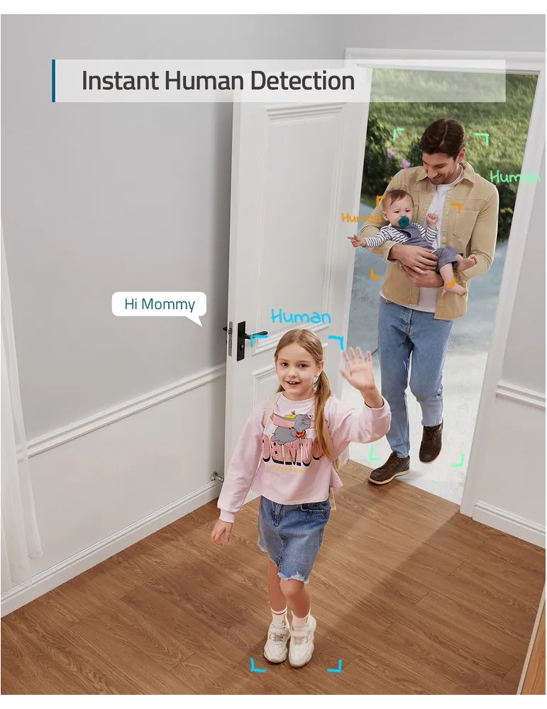 Kamera wewnętrzna Eufycam Indoor Cam 2K | Obracana i pochylana