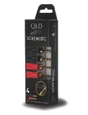 Złącze głośnikowe 4mm QE1880 | Paczka 4 szt. | QED