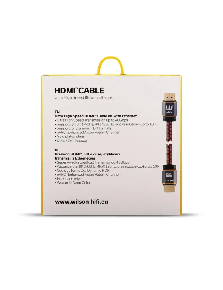 Przewód HDMI 8K Wilson PREMIUM | Ultraszybki kabel 1.5 m