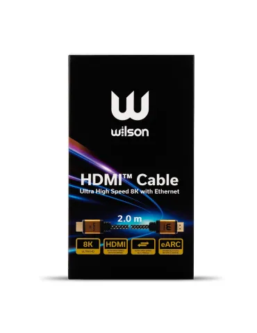 Przewód HDMI WILSON 2.0m | 8K z Ethernet | Ultraszybki 2