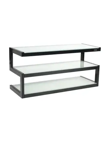 Norstone Esse AV – stolik RTV/Hi-Fi 110 cm, szkło lub drewno, do 80 kg