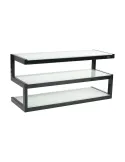 Norstone Esse AV – stolik RTV/Hi-Fi 110 cm, szkło lub drewno, do 80 kg