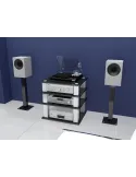 Norstone Square Hi‑Fi 690 mm – kompaktowy stolik audio, nośność 30 kg