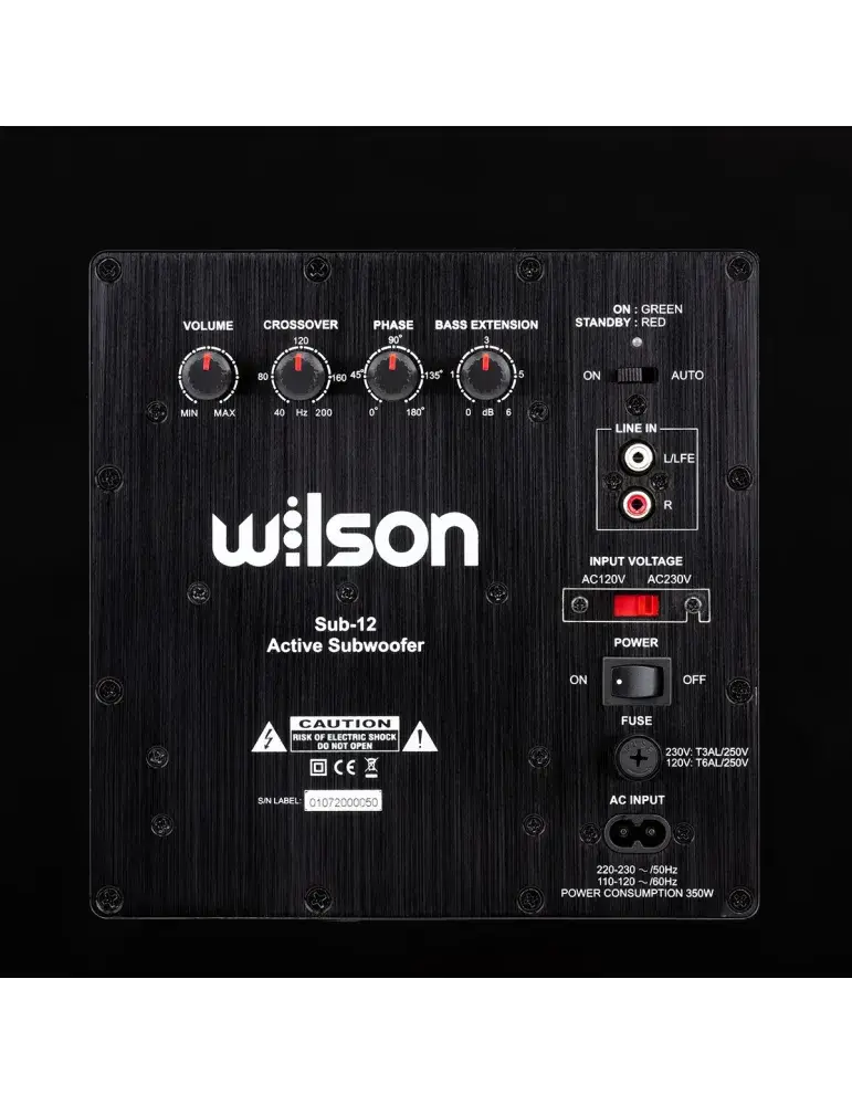 Subwoofer Wilson SUB-12 HGL | Potężny bas 250W