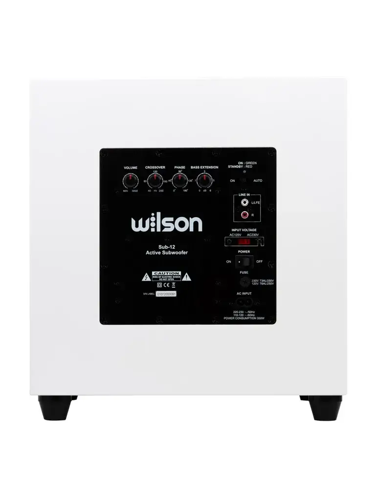 Subwoofer Wilson SUB-12 HGL | Potężny bas 250W