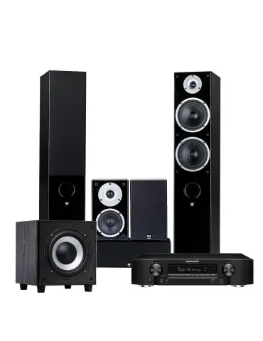 Zestaw kina domowego 5.1 MARANTZ | NR1510 + RAPTOR + SUB-9